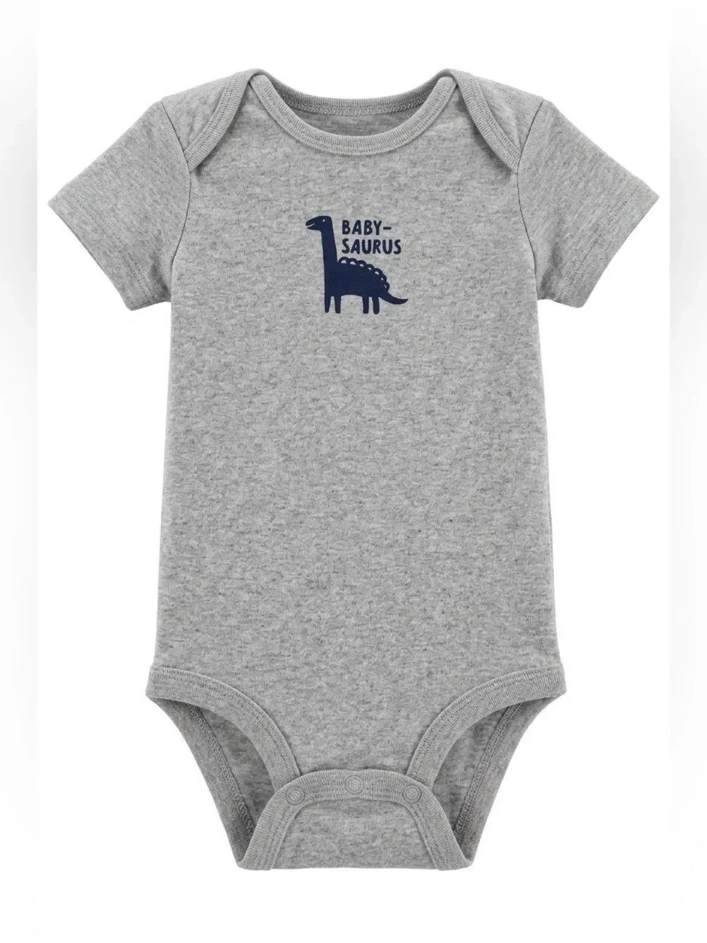 Gray Baby Saurus Onesie 12 months NWT